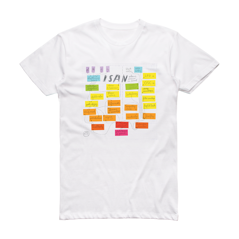 ISAN Plans Drawn In Pencil Album Cover T-Shirt White