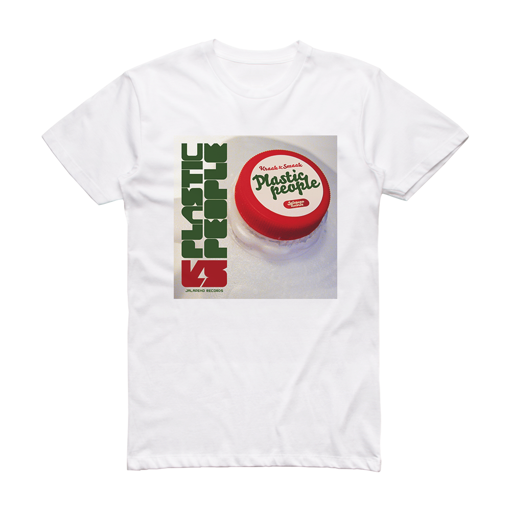 Kraak and Smaak Plastic People Album Cover T-Shirt White