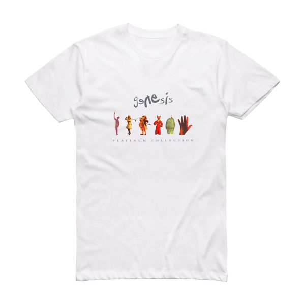 Genesis Platinum Collection Album Cover T-Shirt White