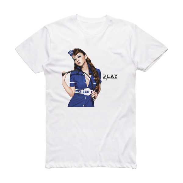 Namie Amuro Play 1 Album Cover T-Shirt White