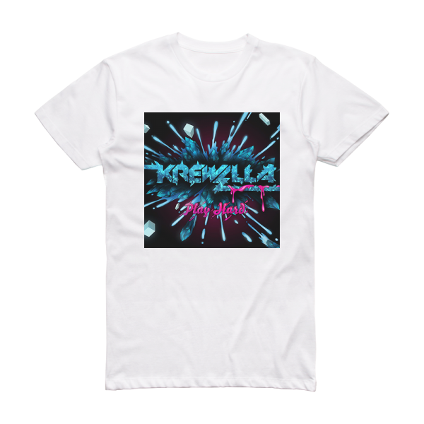 Krewella Play Hard Album Cover T-Shirt White