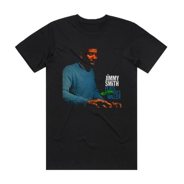 Jimmy Smith Plays Fats Waller Album Cover T-Shirt Black