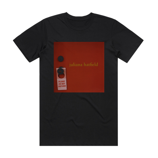 Juliana Hatfield Please Do Not Disturb Album Cover T-Shirt Black