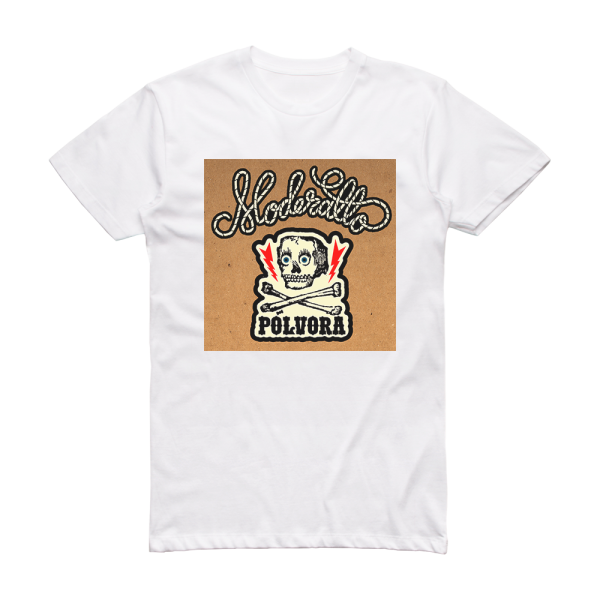 Moderatto Plvora Album Cover T-Shirt White