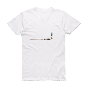 Mr Little Jeans Pocketknife Album Cover T-Shirt White