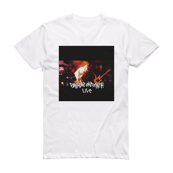 P O D Pod Live Album Cover T-Shirt White