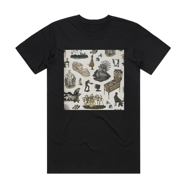 Darren Hanlon Pointing Ray Guns At Pagans Album Cover T-Shirt Black