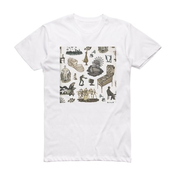 Darren Hanlon Pointing Ray Guns At Pagans Album Cover T-Shirt White