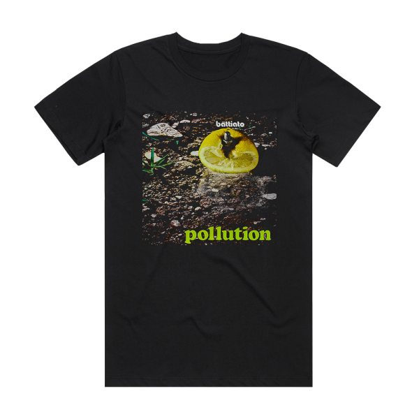 Franco Battiato Pollution Album Cover T-Shirt Black