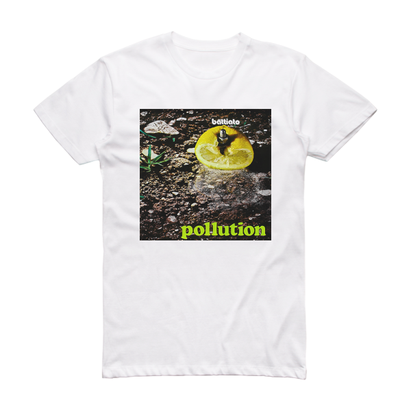 Franco Battiato Pollution Album Cover T-Shirt White