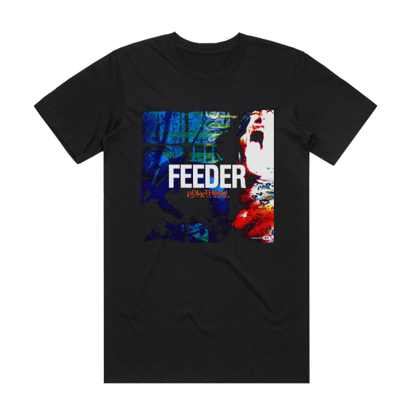 Feeder Polythene Album Cover T-Shirt Black