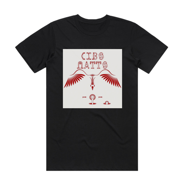 Cibo Matto Pom Pom The Essential Cibo Matto Album Cover T-Shirt Black