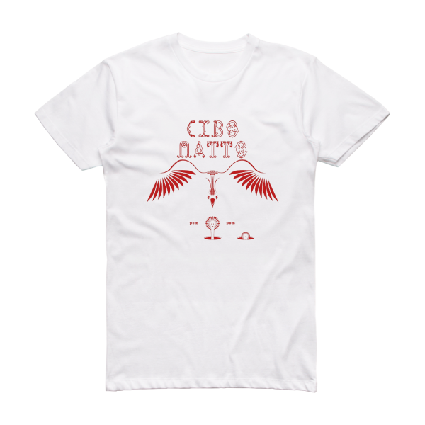 Cibo Matto Pom Pom The Essential Cibo Matto Album Cover T-Shirt White