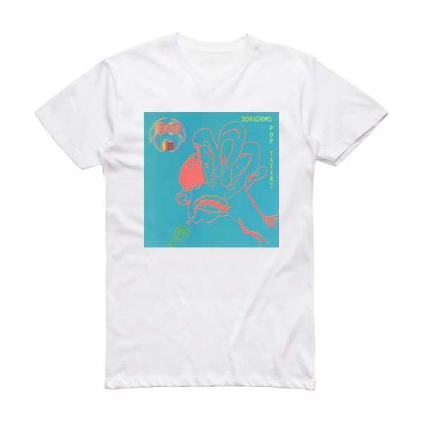Boredoms Pop Tatari Album Cover T-Shirt White