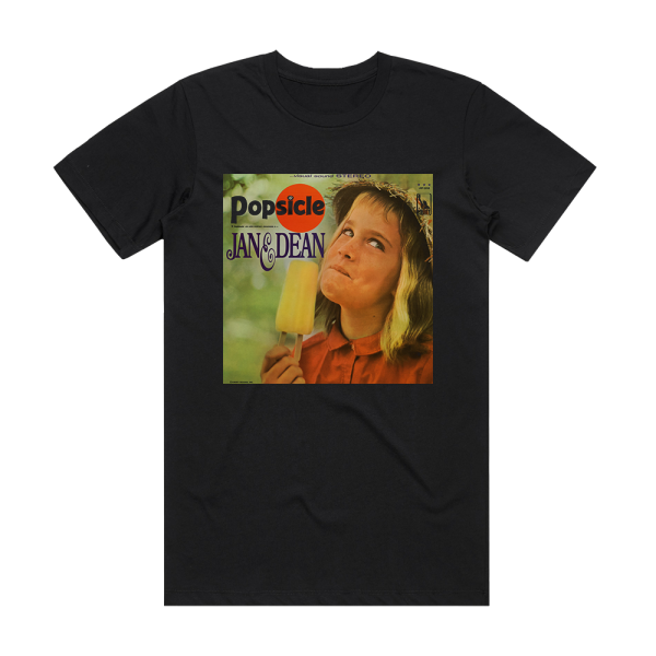 Jan and Dean Popcicle Album Cover T-Shirt Black