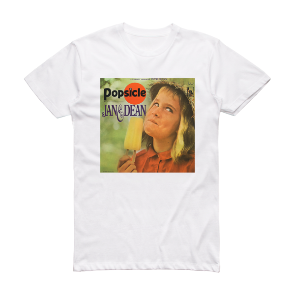 Jan and Dean Popcicle Album Cover T-Shirt White