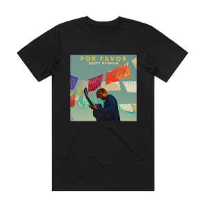 Brett Dennen Por Favor Album Cover T-Shirt Black