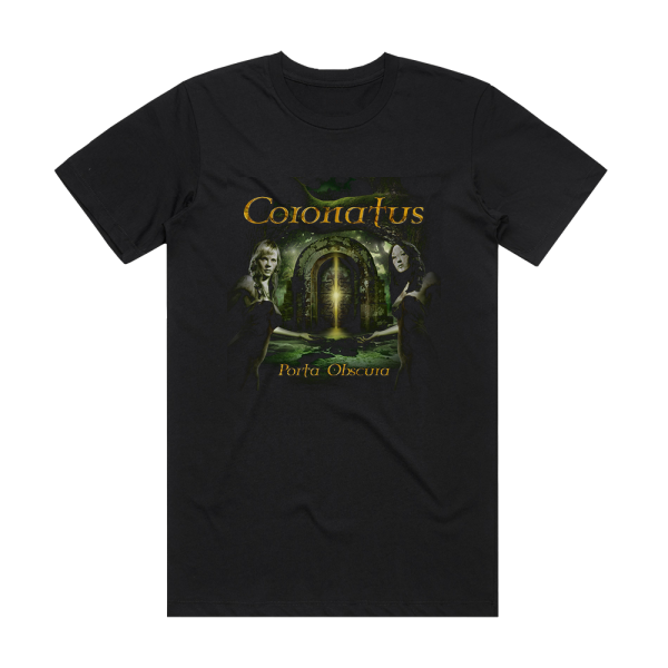 Coronatus Porta Obscura Album Cover T-Shirt Black