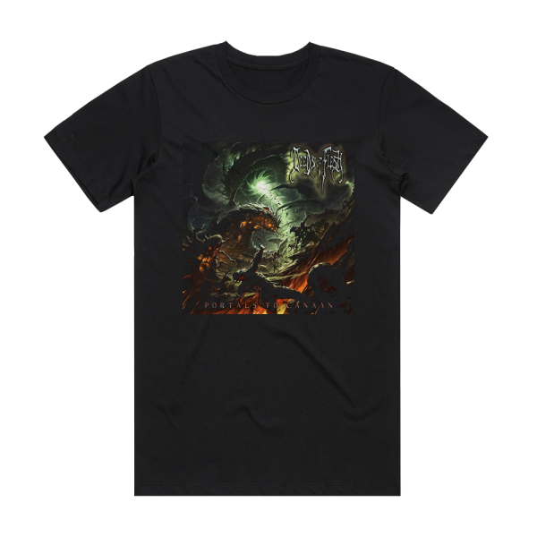 Deeds of Flesh Portals To Canaan Album Cover T-Shirt Black