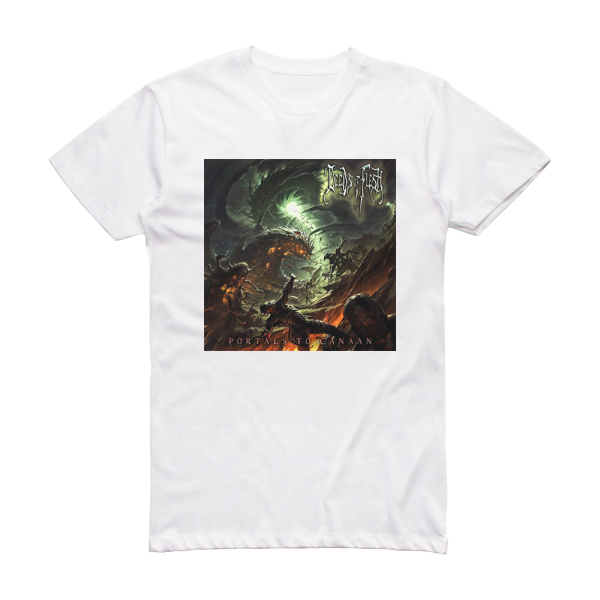 Deeds of Flesh Portals To Canaan Album Cover T-Shirt White