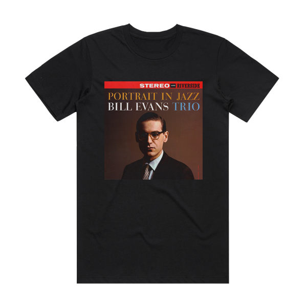 Bill Evans Trio Portrait In Jazz Album Cover T-Shirt Black