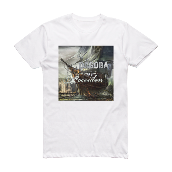 Dagoba Poseidon Album Cover T-Shirt White