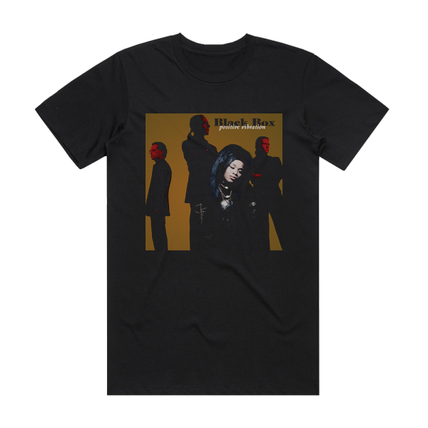 Black Box Positive Vibration Album Cover T-Shirt Black