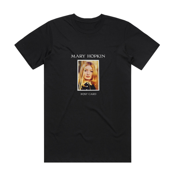 Mary Hopkin Post Card Album Cover T-Shirt Black