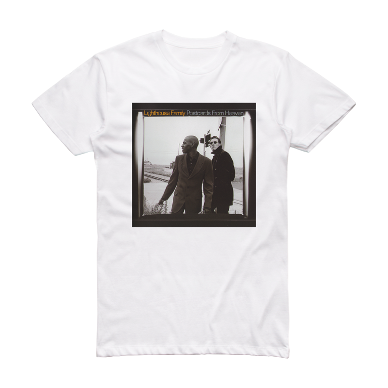 Lighthouse Family Postcards From Heaven Album Cover TShirt White