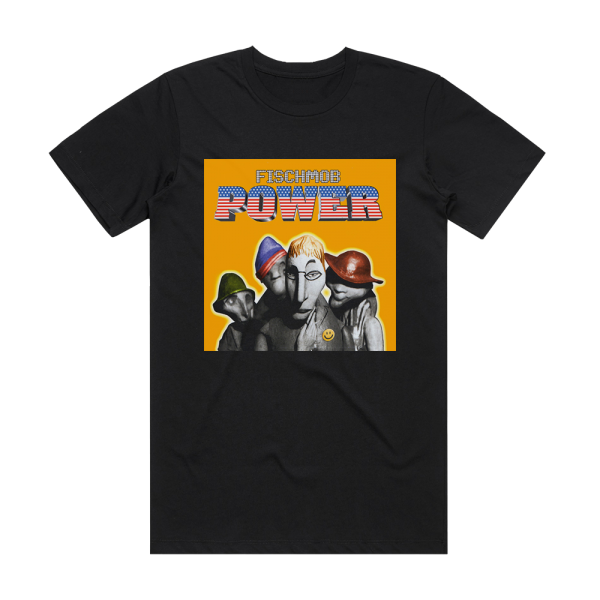 Fischmob Power Album Cover T-Shirt Black