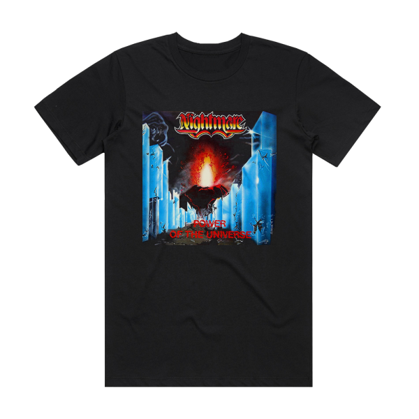 Nightmare Power Of The Universe Album Cover T-Shirt Black