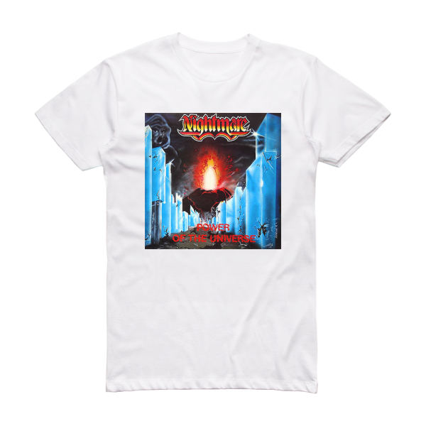 Nightmare Power Of The Universe Album Cover T-Shirt White