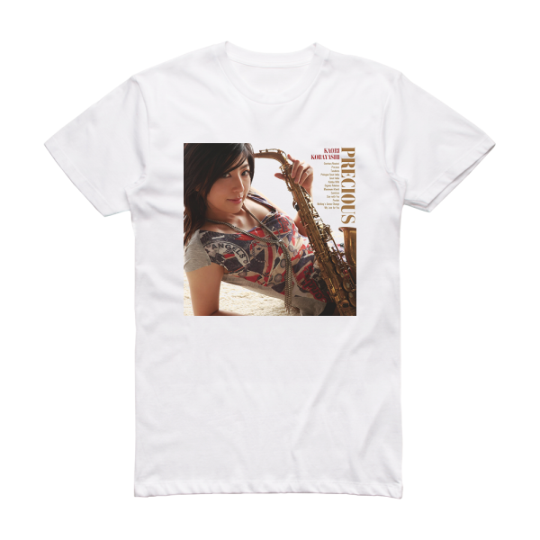 Kaori Kobayashi Precious Album Cover T-Shirt White