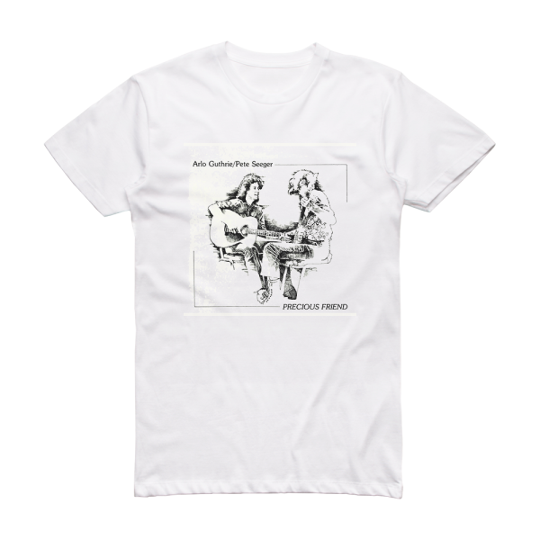 Arlo Guthrie Precious Friend Album Cover T-Shirt White