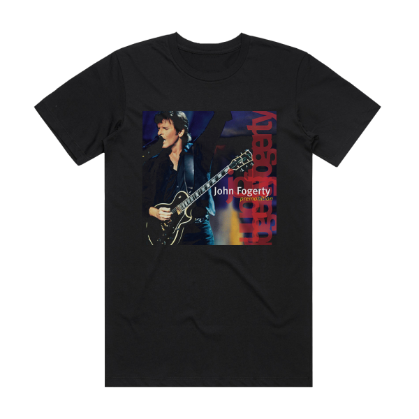 John Fogerty Premonition Album Cover T-Shirt Black