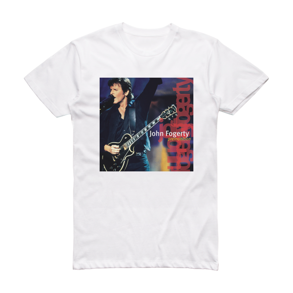 John Fogerty Premonition Album Cover T-Shirt White