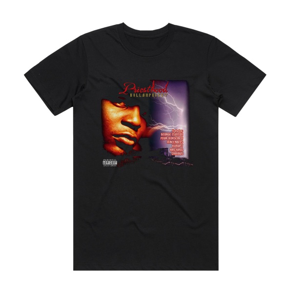 Killah Priest Priesthood Album Cover T-Shirt Black