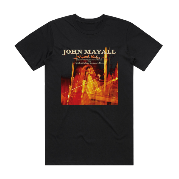 John Mayall Primal Solos Album Cover T-Shirt Black