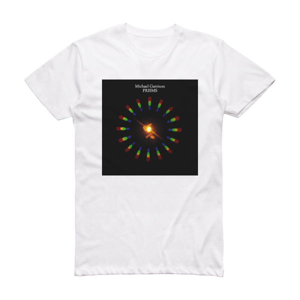 Michael Garrison Prisms Album Cover T-Shirt White