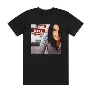 Hanne Boel Private Eye Album Cover T-Shirt Black