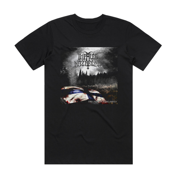 Impaled Nazarene Pro Patria Finlandia Album Cover T-Shirt Black