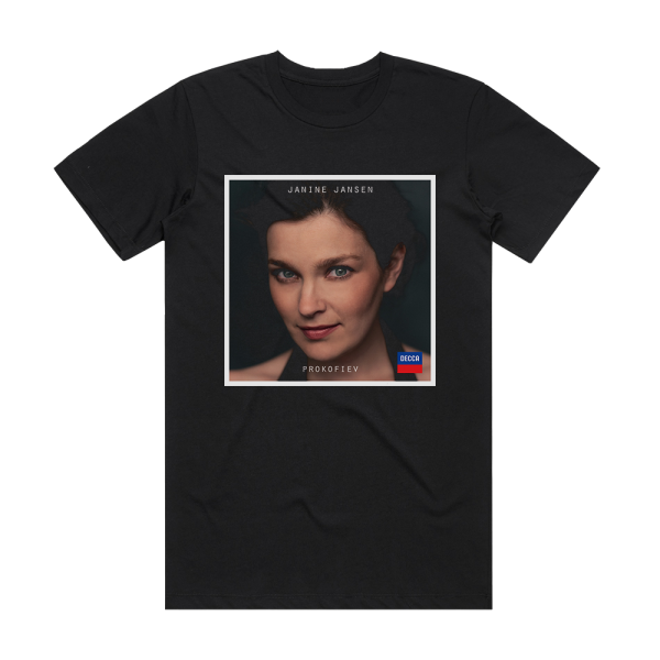 Janine Jansen Prokofiev Album Cover T-Shirt Black