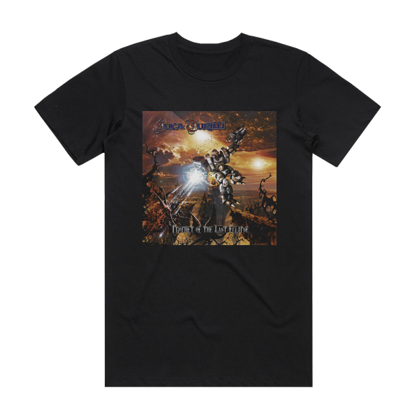 Luca Turilli Prophet Of The Last Eclipse Album Cover T-Shirt Black