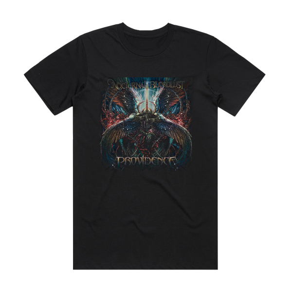 NOCTURNAL BLOODLUST Providence Album Cover T-Shirt Black