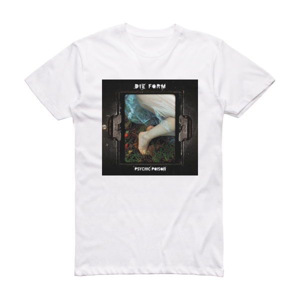 Die Form Psychic Poison Album Cover T-Shirt White