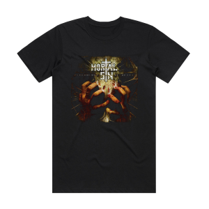 Mortal Sin Psychology Of Death Album Cover T-Shirt Black