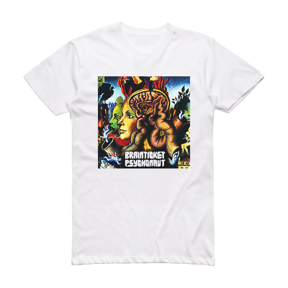 Brainticket Psychonaut Album Cover T-Shirt White – ALBUM COVER T-SHIRTS