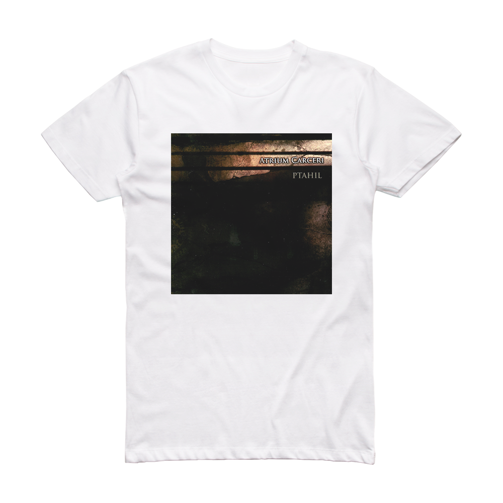 Atrium Carceri Ptahil Album Cover T-Shirt White – ALBUM COVER T-SHIRTS