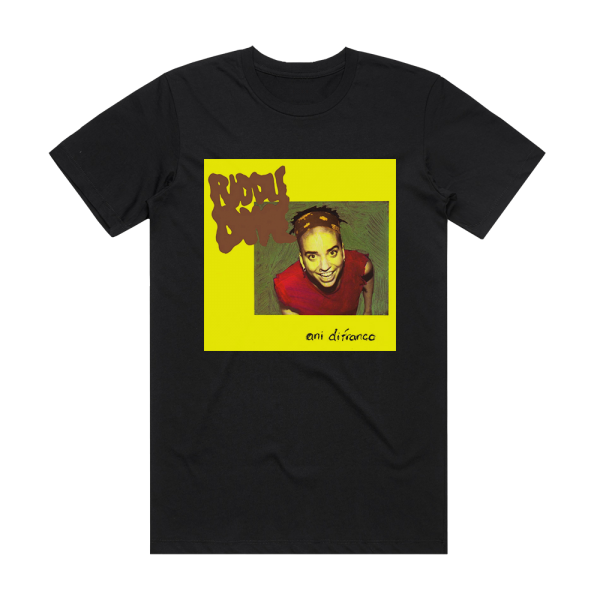 Ani DiFranco Puddle Dive Album Cover T-Shirt Black