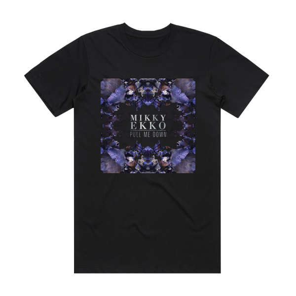 Mikky Ekko Pull Me Down Album Cover T-Shirt Black
